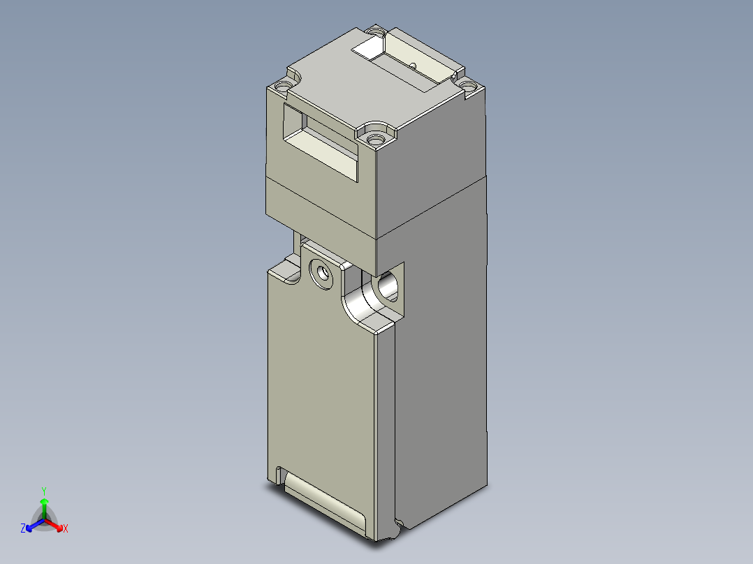安全_区域传感器SDS01正等轴测图