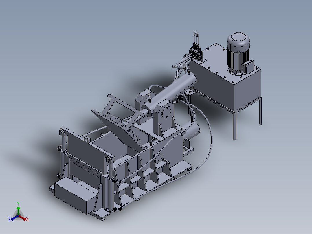 压捆机正等轴测图