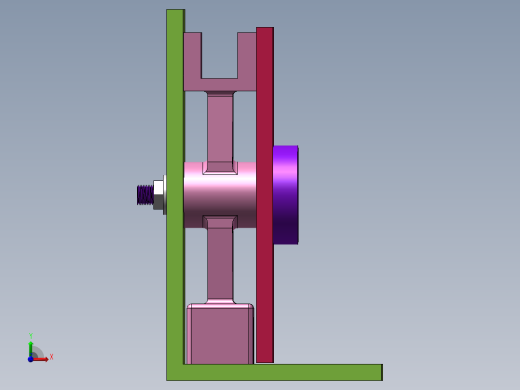 杠杆(一)加工工艺及铣22槽夹具设计[三维SW]带完整工序卡设计资料前视缩略图