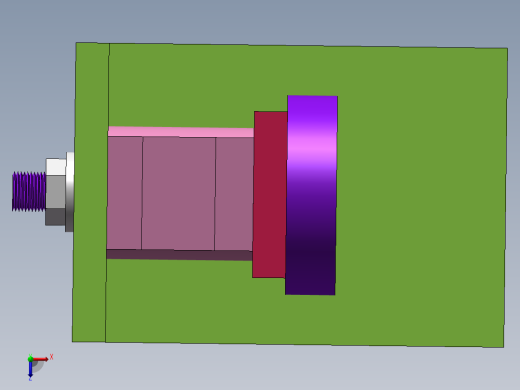 杠杆(一)加工工艺及铣22槽夹具设计[三维SW]带完整工序卡设计资料俯视缩略图