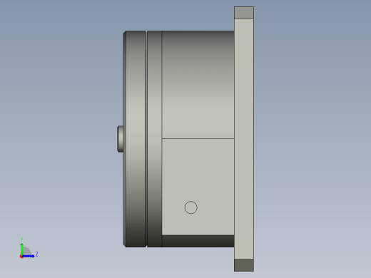 气动分度盘左视缩略图