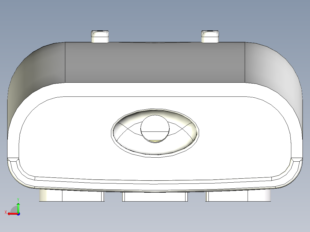空调遥控器后视图