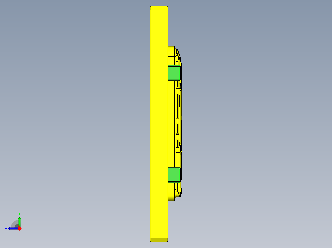 TX201-d-笔记本CNC工装夹具三维模型CNC1右视图