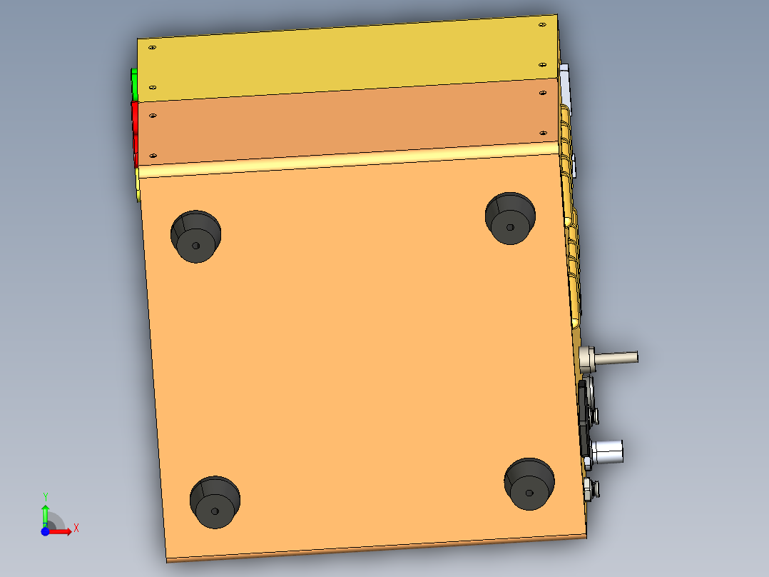 一种设备的显示器前视图