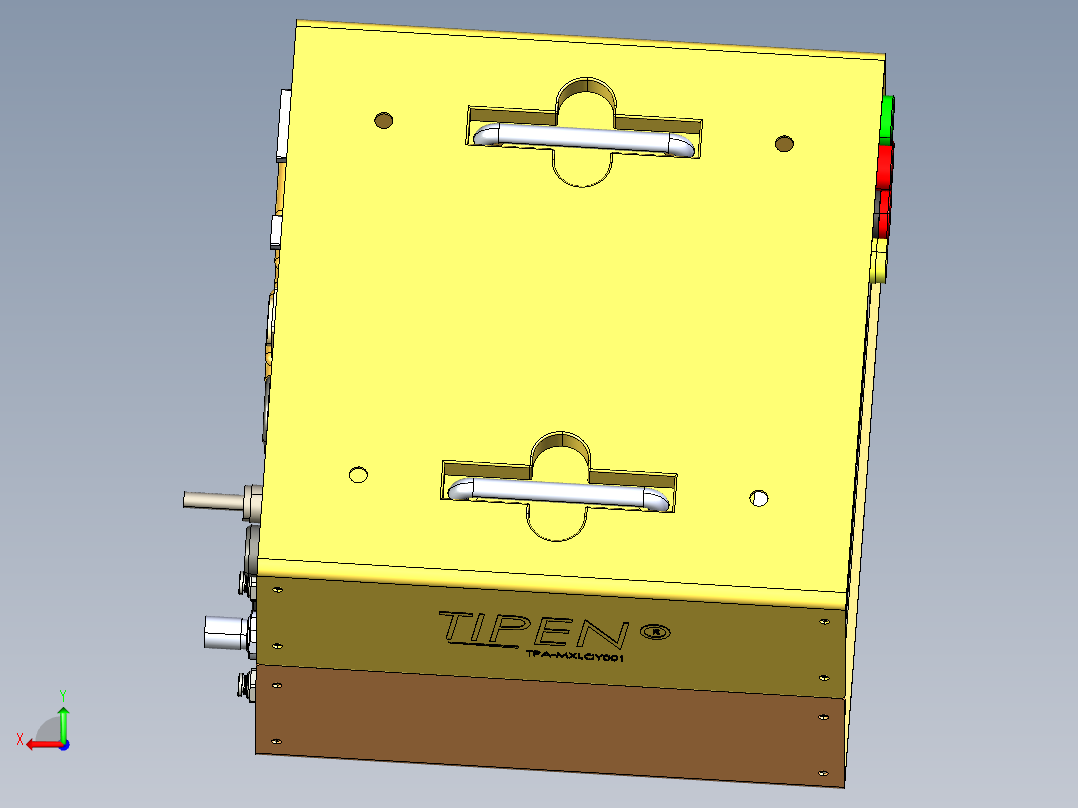 一种设备的显示器后视图