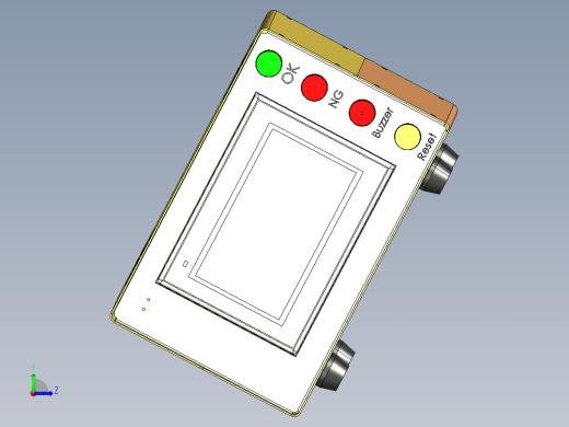 一种设备的显示器左视缩略图