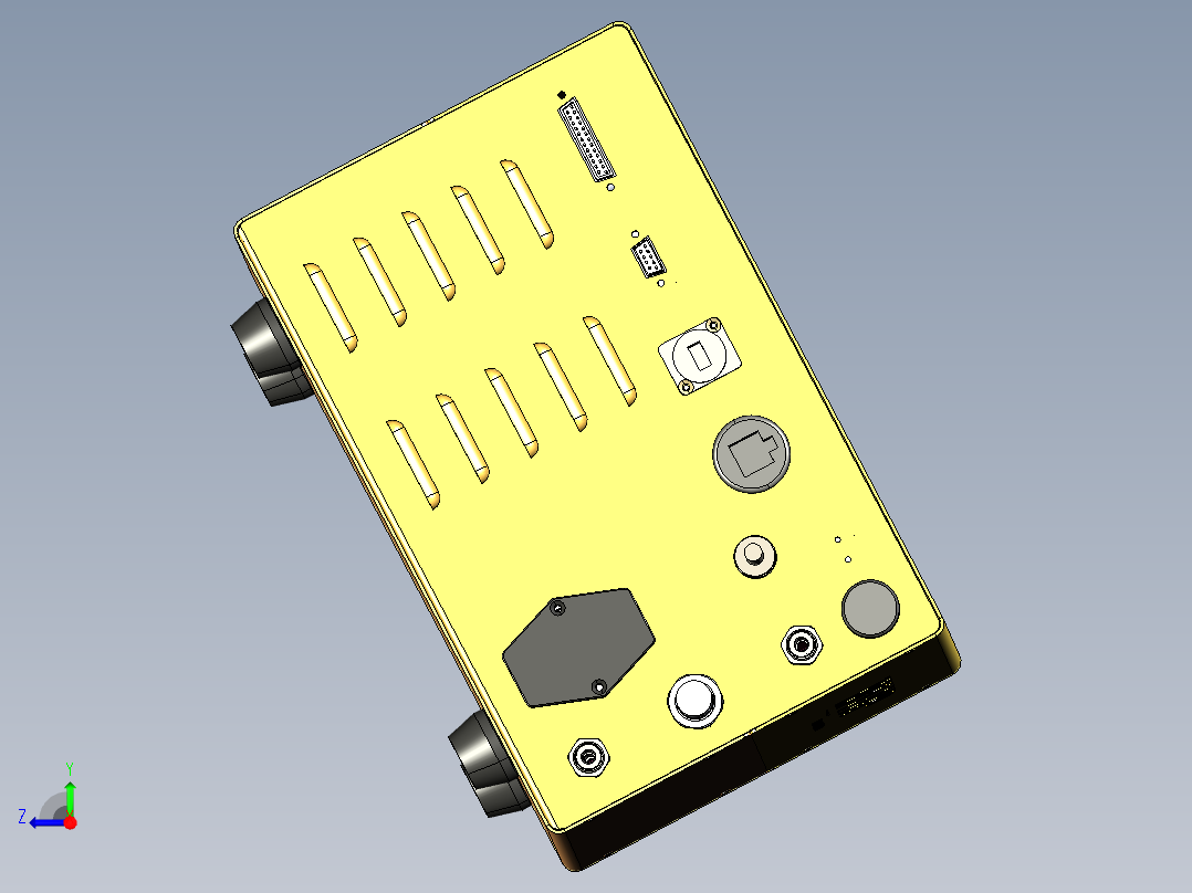 一种设备的显示器右视图