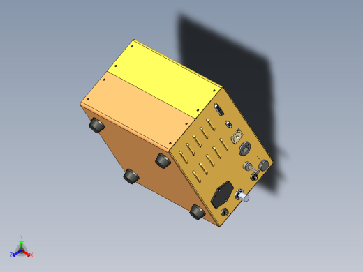 一种设备的显示器正等轴测缩略图