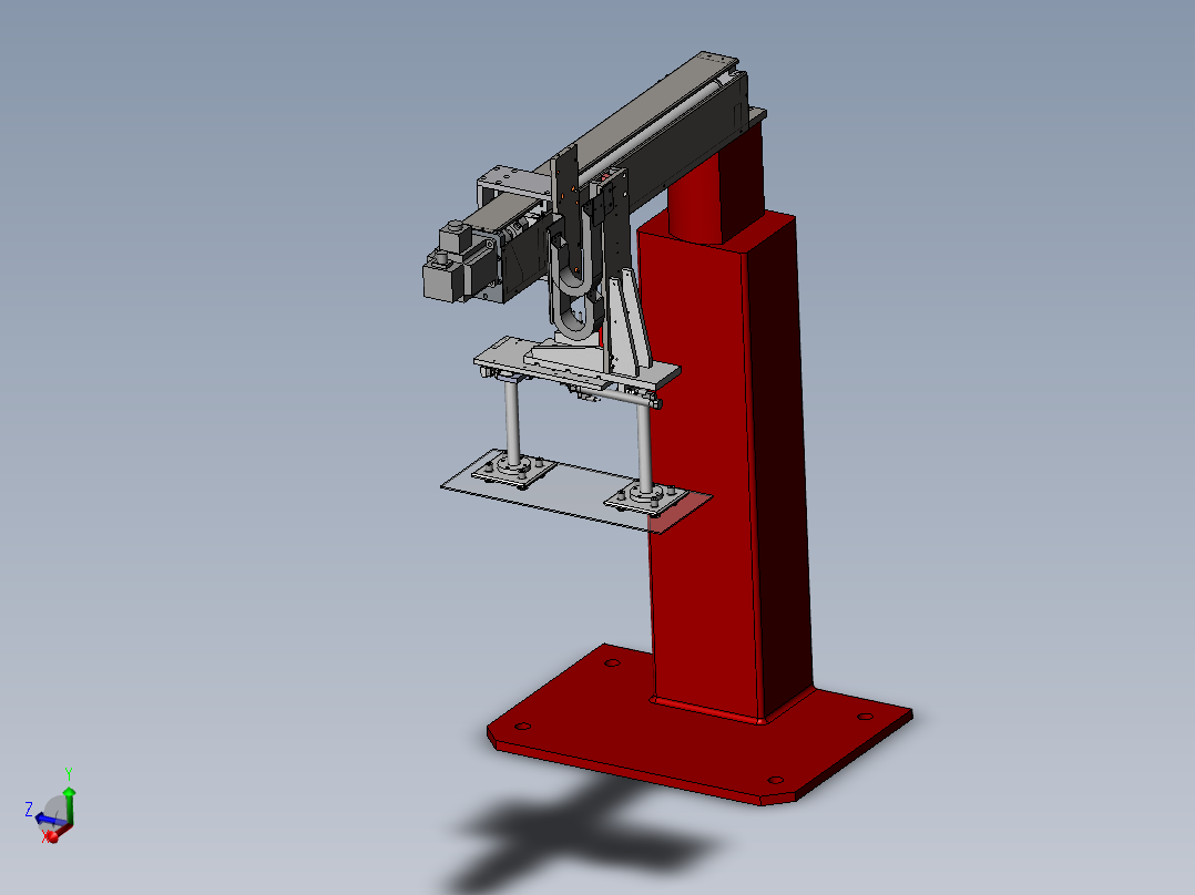 玻璃抓取抬升搬运机械手sw18可编辑