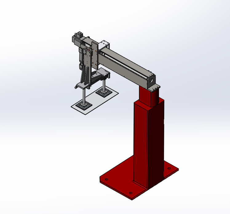 玻璃抓取抬升搬运机械手sw18可编辑
