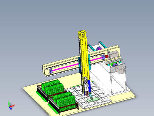 小片玻璃移栽机械手sw18可编辑
