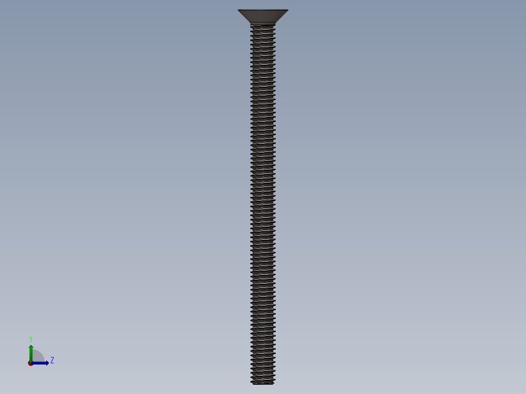 Screw_ISO_10642_M4x60_A2.SLDPRT左视图