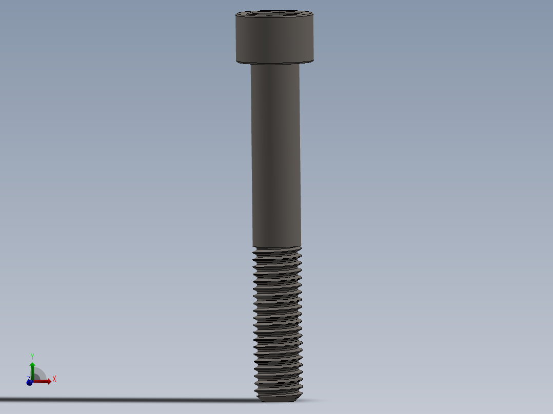 Screw_DIN_912_M10x70_A2.SLDPRT公制内六角螺钉