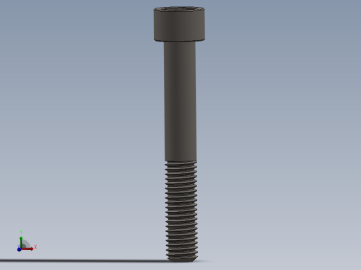 Screw_DIN_912_M10x70_A2.SLDPRT公制内六角螺钉