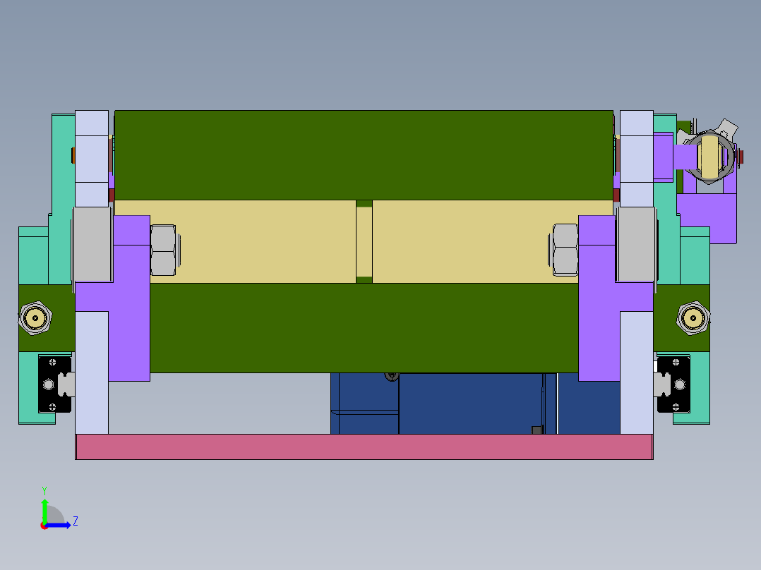 小型伸缩皮带左视图