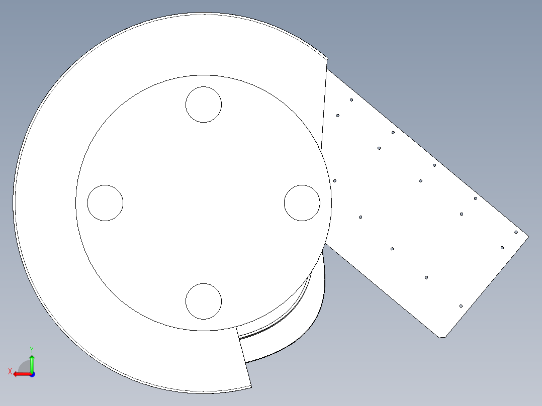 螺母振动盘后视图