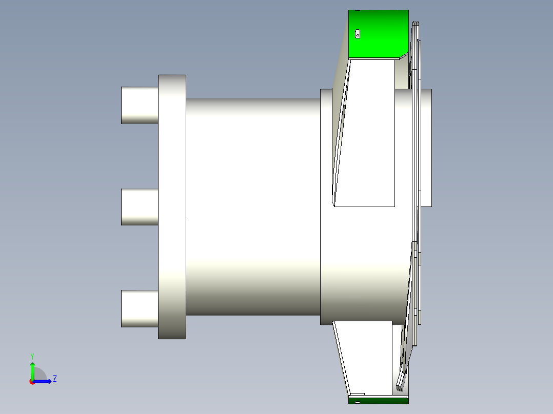 螺母振动盘左视图