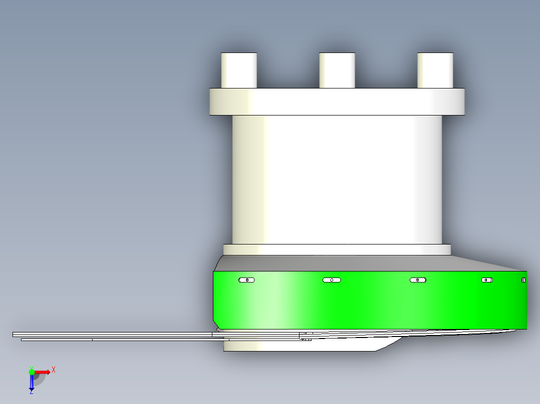 螺母振动盘俯视图