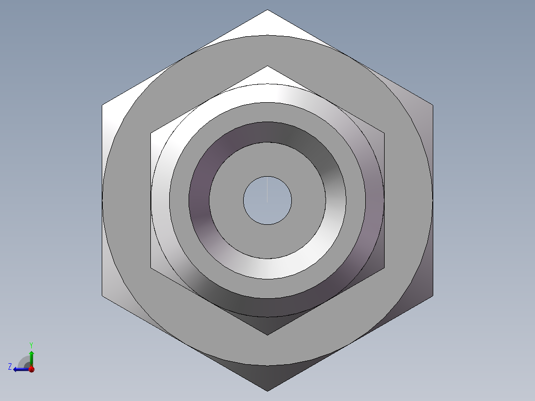 直通变径接头、2C-12-14右视图