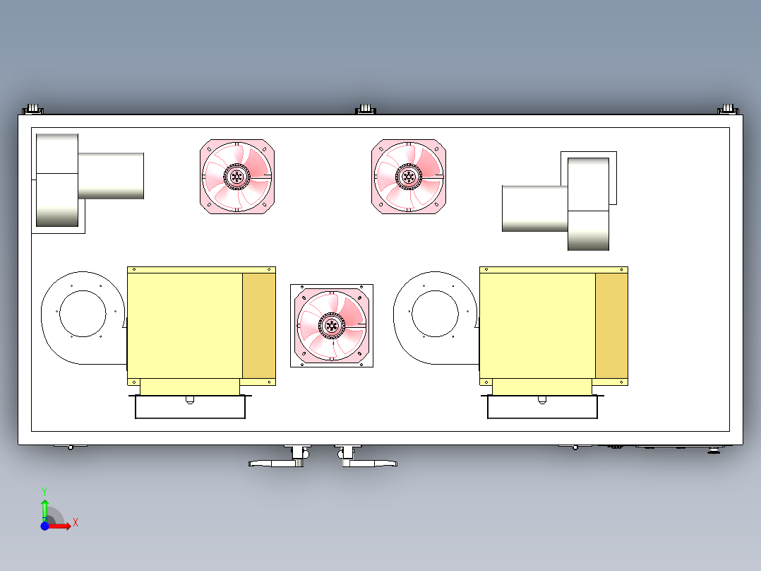 高温老化箱前视图