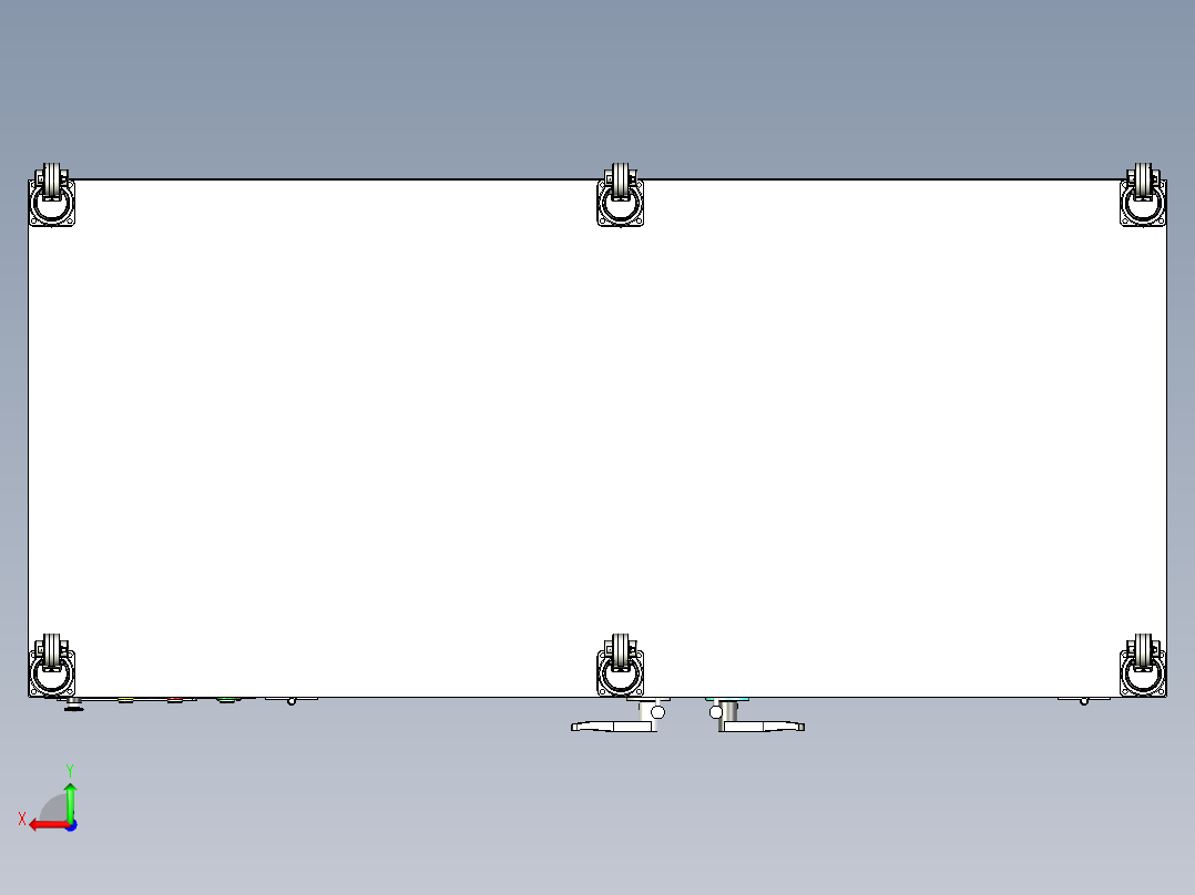 高温老化箱后视图