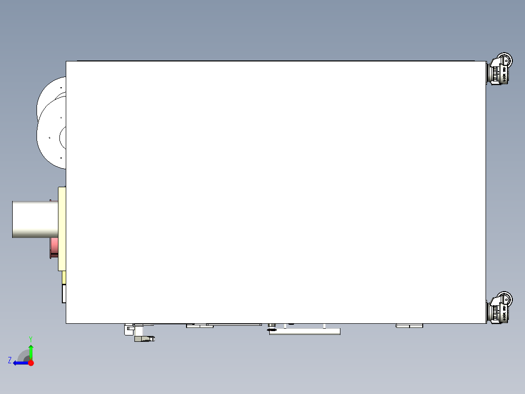 高温老化箱右视图