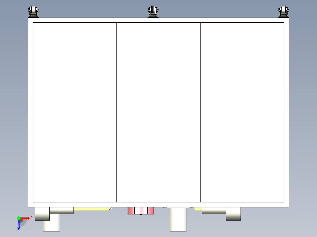 高温老化箱俯视图