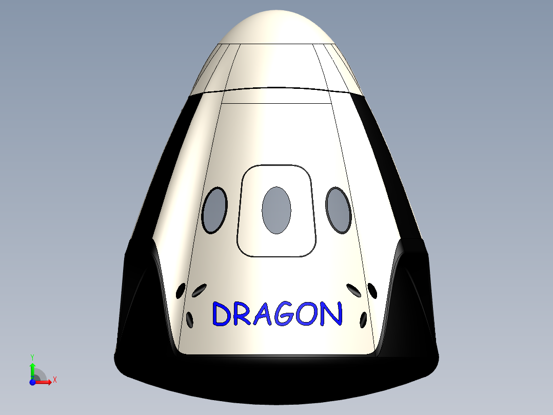 A0003879-胶囊民宿太空舱前视图