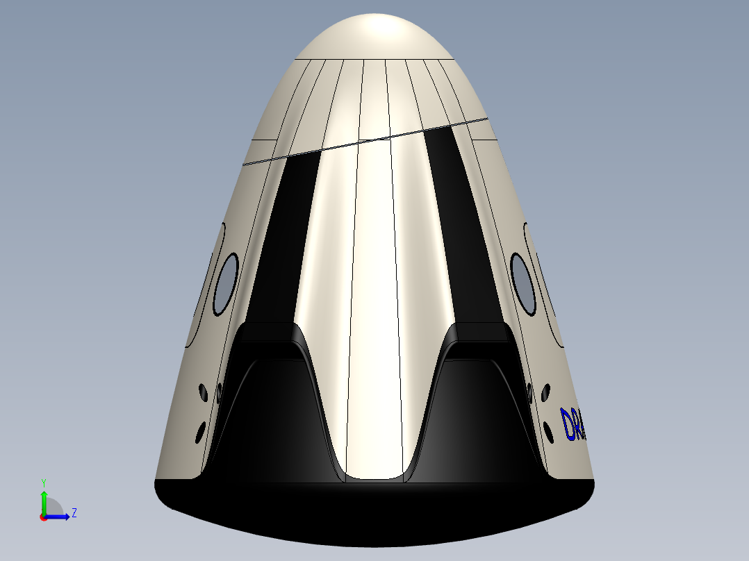 A0003879-胶囊民宿太空舱左视图