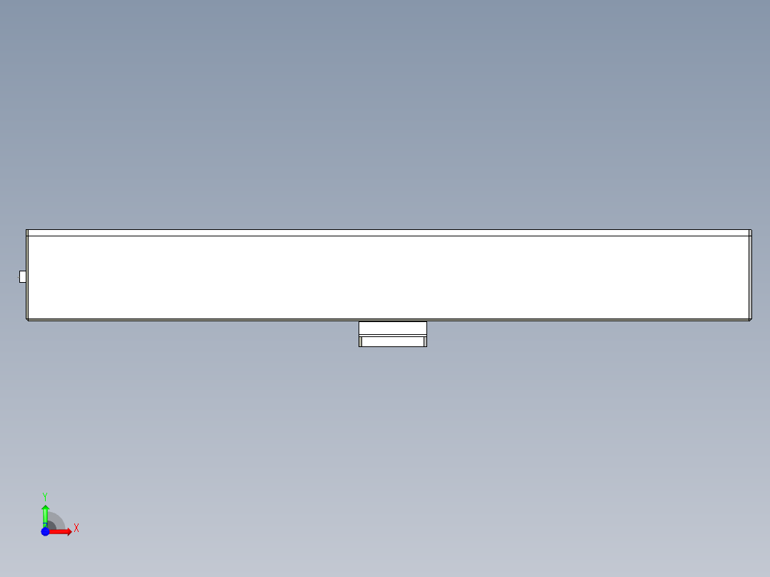 防尘线性模组内部结构前视图