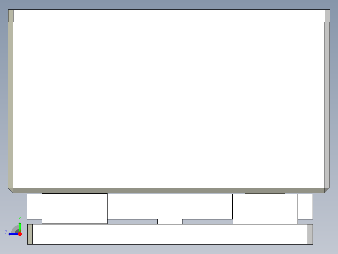 防尘线性模组内部结构右视图