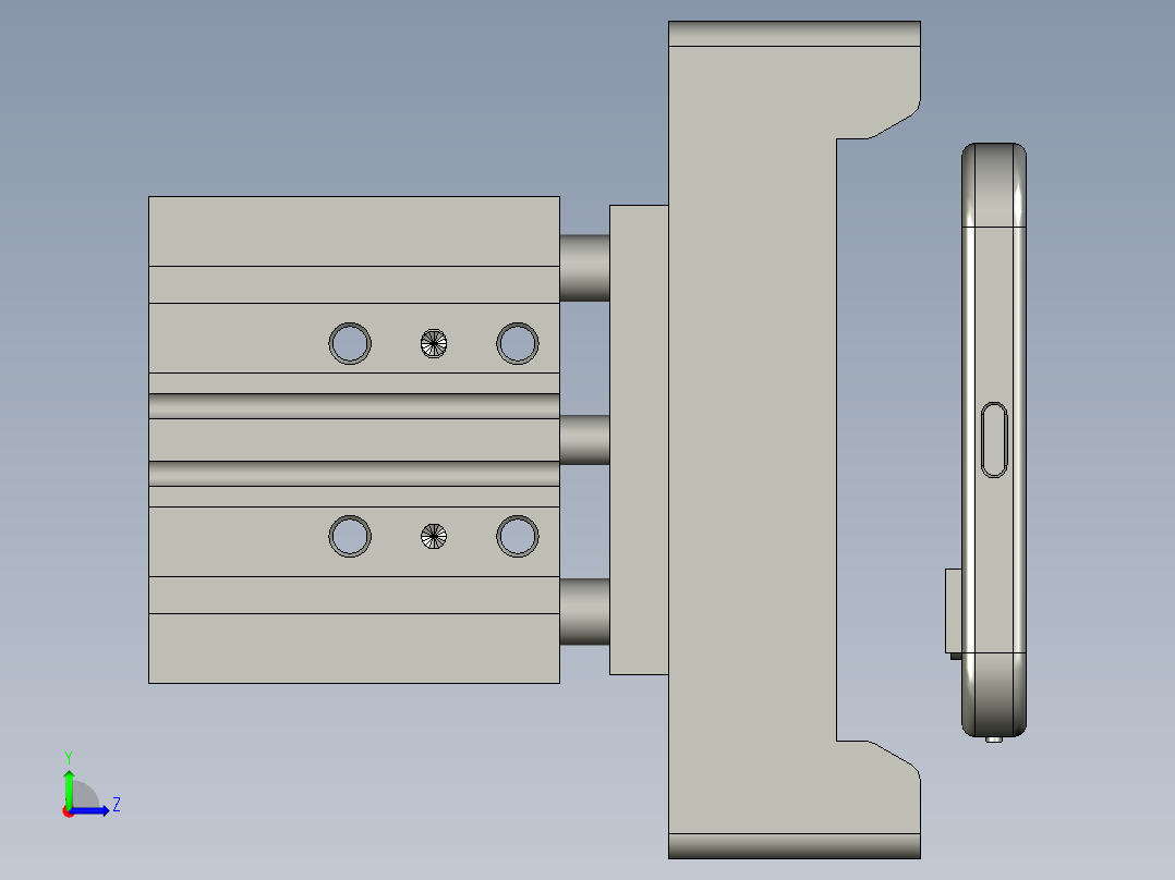 传送带上顶机构D00(0428)左视图