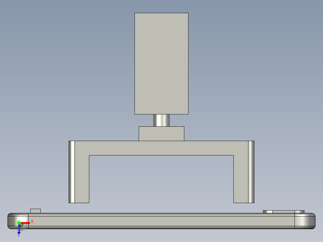 传送带上顶机构D00(0428)俯视图
