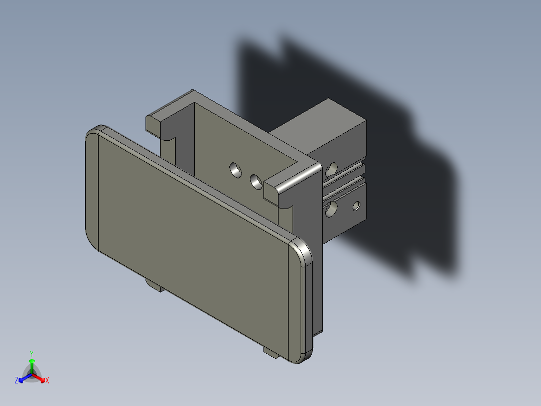 传送带上顶机构D00(0428)正等轴测图