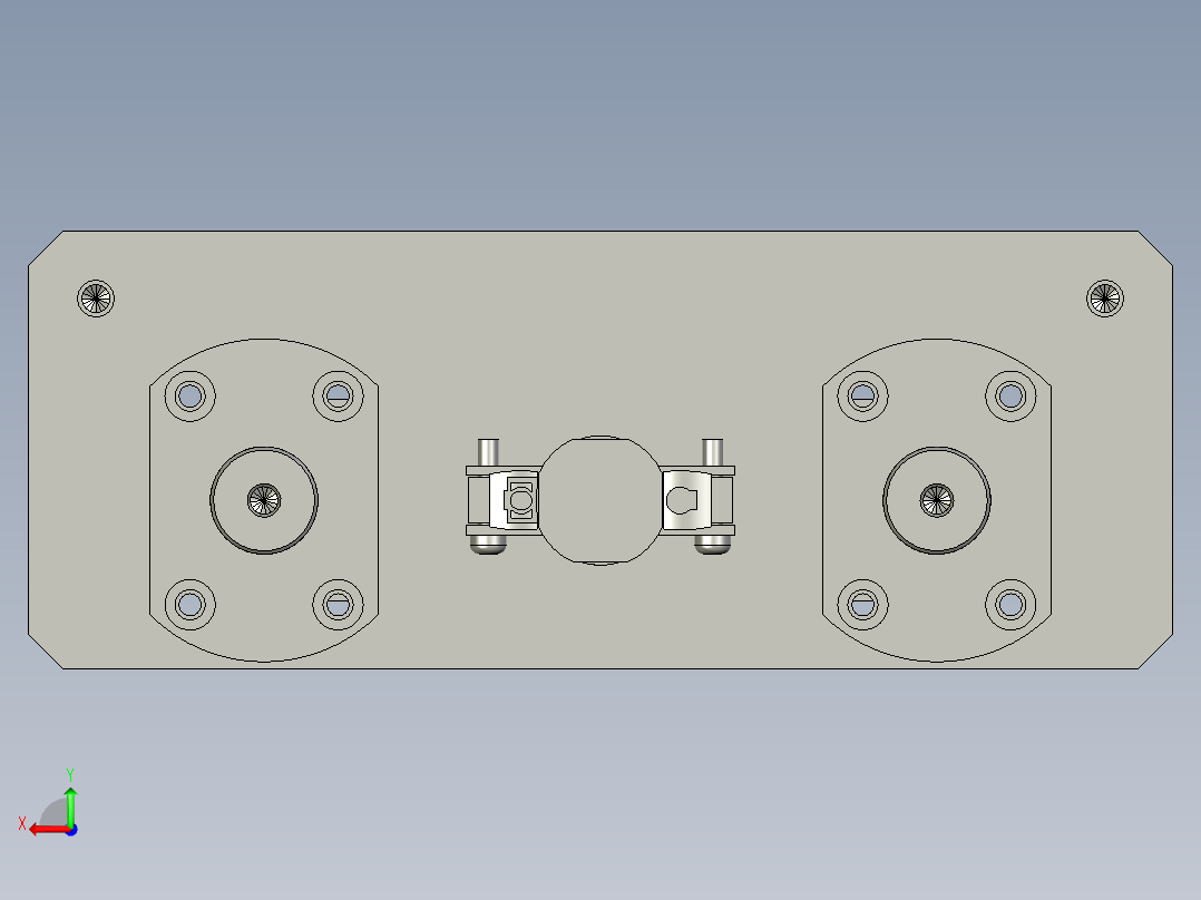 020500检测对心机构后视图