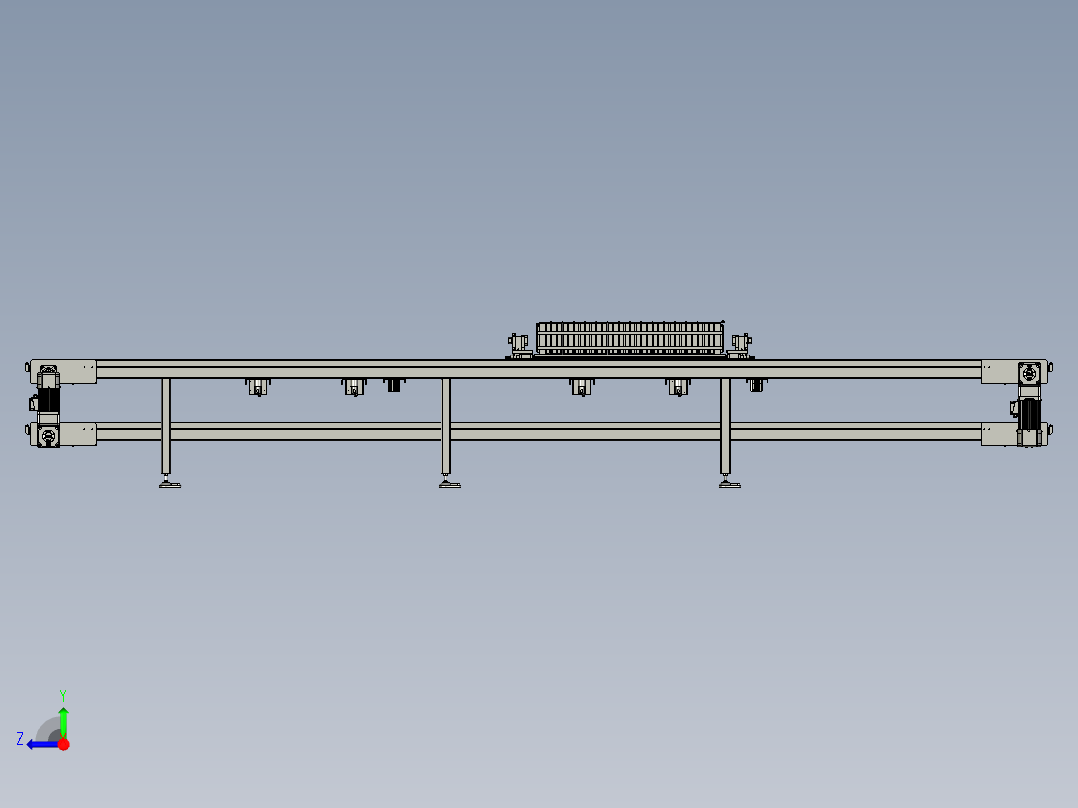 CAD导出倍速链-L6000-1112-B-A-B-3右视图