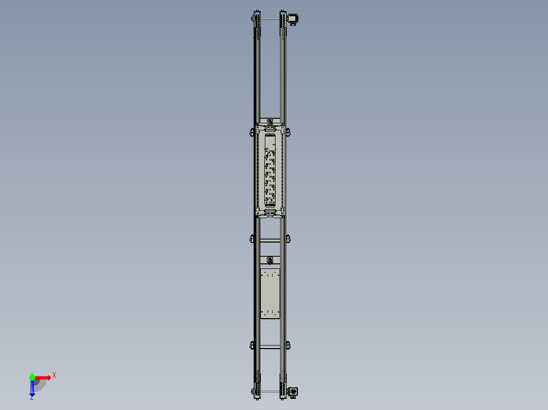 CAD导出倍速链-L6000-1112-B-A-B-3俯视图