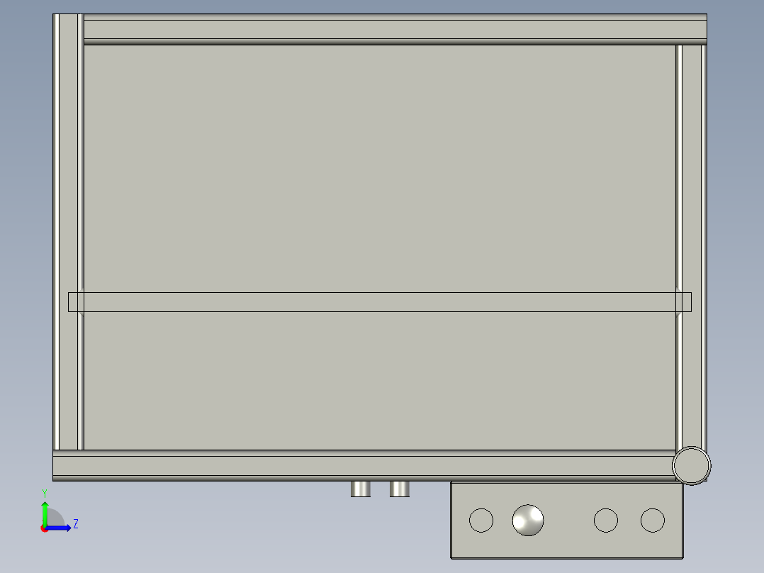 高压水阀装配-组件1-组件1-压合设备-V3左视图