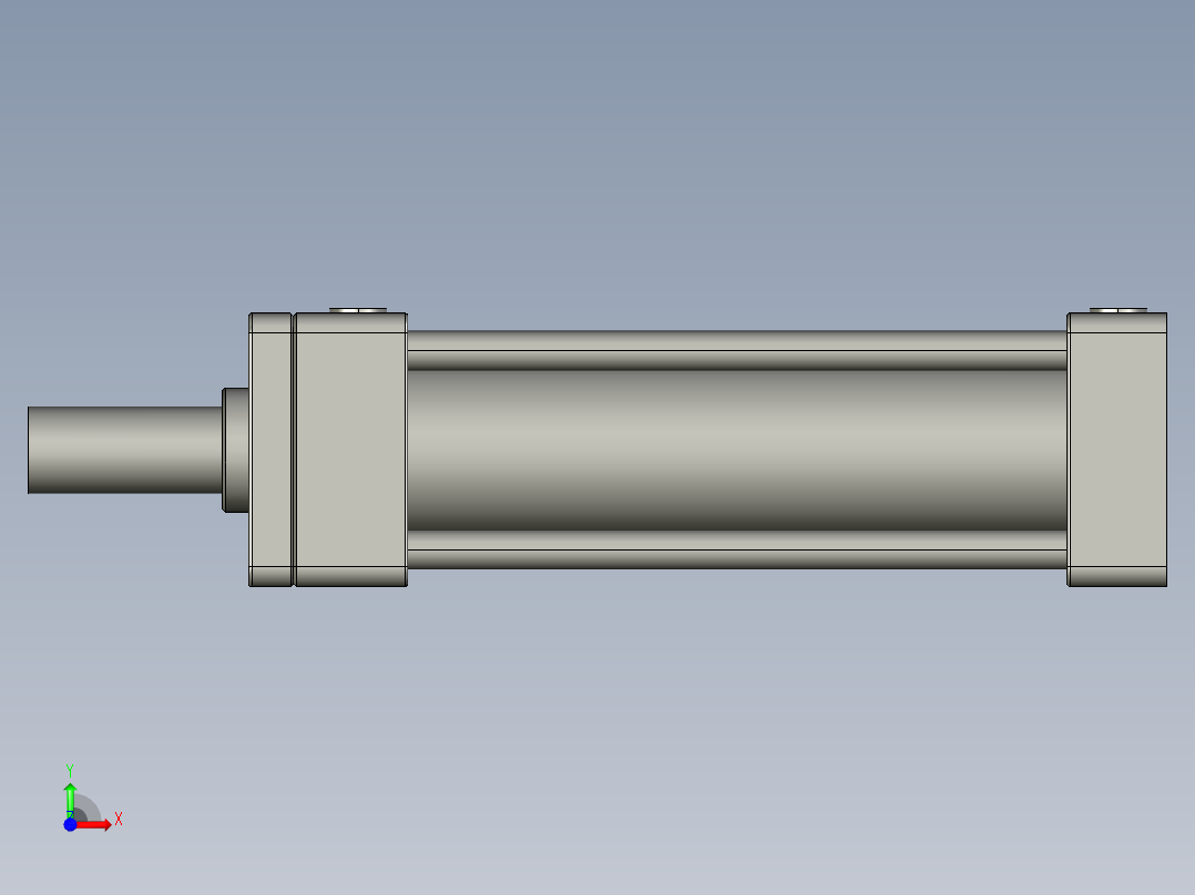 标准液压缸-FB80(2)前视图