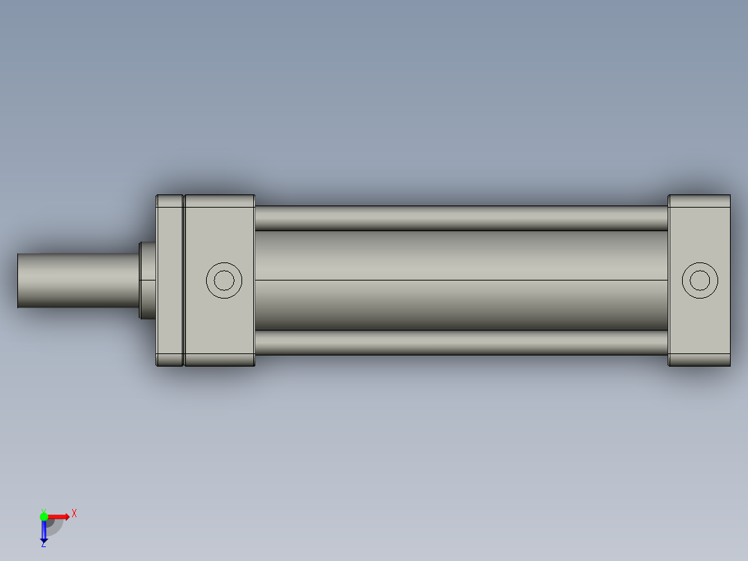 标准液压缸-FB80(2)俯视图