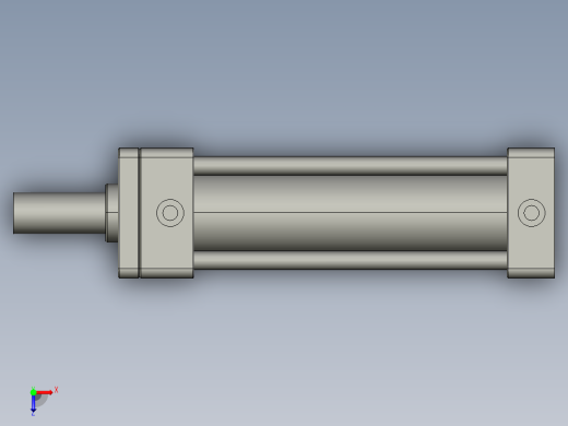 标准液压缸-FB80(2)俯视缩略图