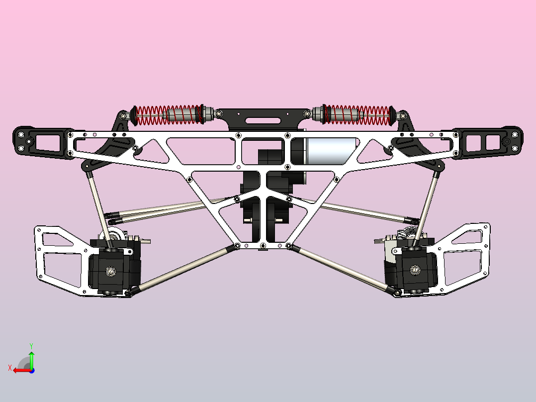 遥控怪物卡车后视图
