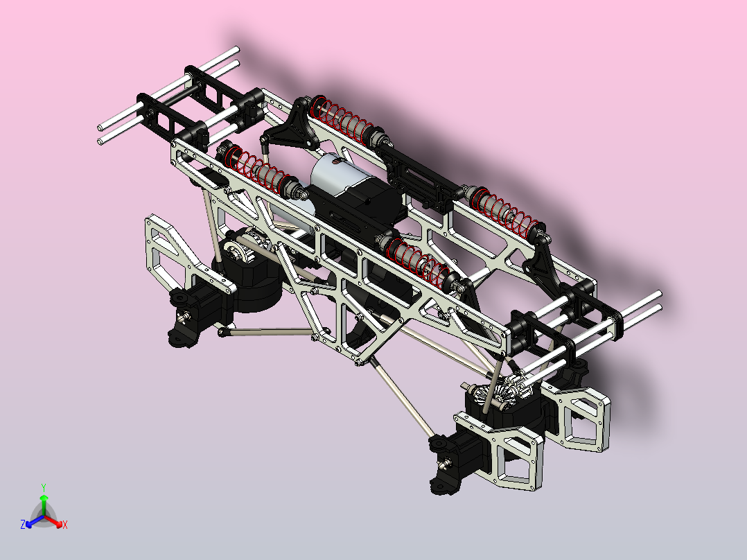 遥控怪物卡车正等轴测图