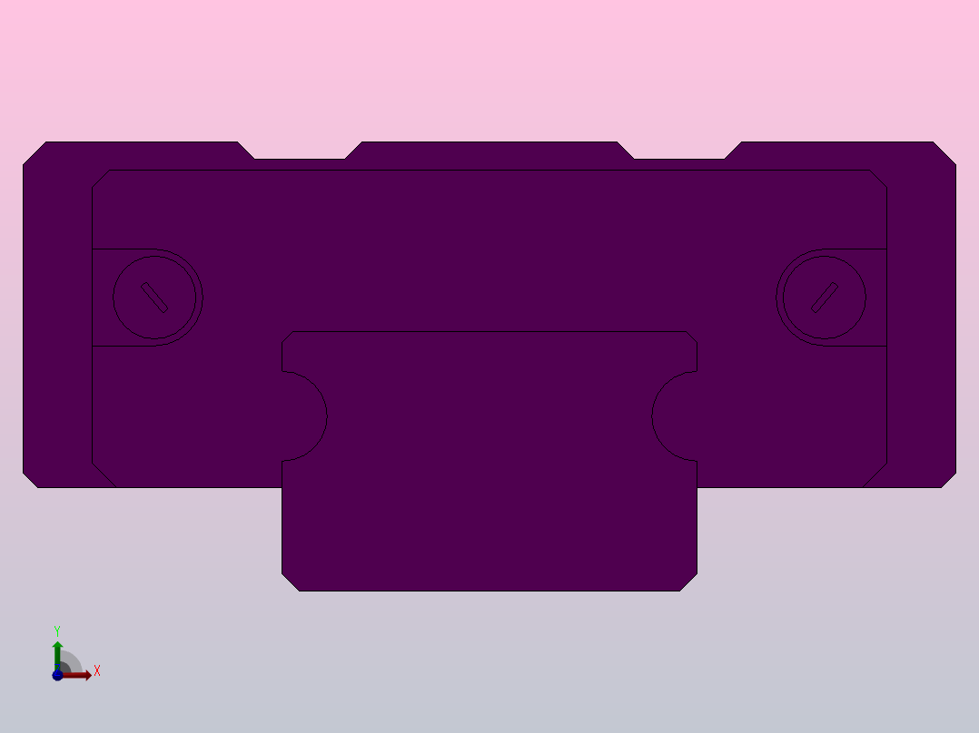 直线导轨滑块SEBS13前视图