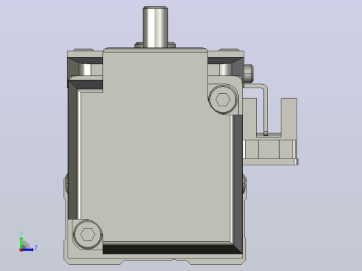 GTH4-L#-50-BC-M05-C3 GTH4内嵌式螺杆滑台 电机直连 TOYO模组滑台电缸左视缩略图