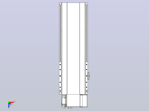 皮带直线轴半封闭可选导轨TPA-HNB-202D-140-L300-RP-Y-P75-N3俯视缩略图