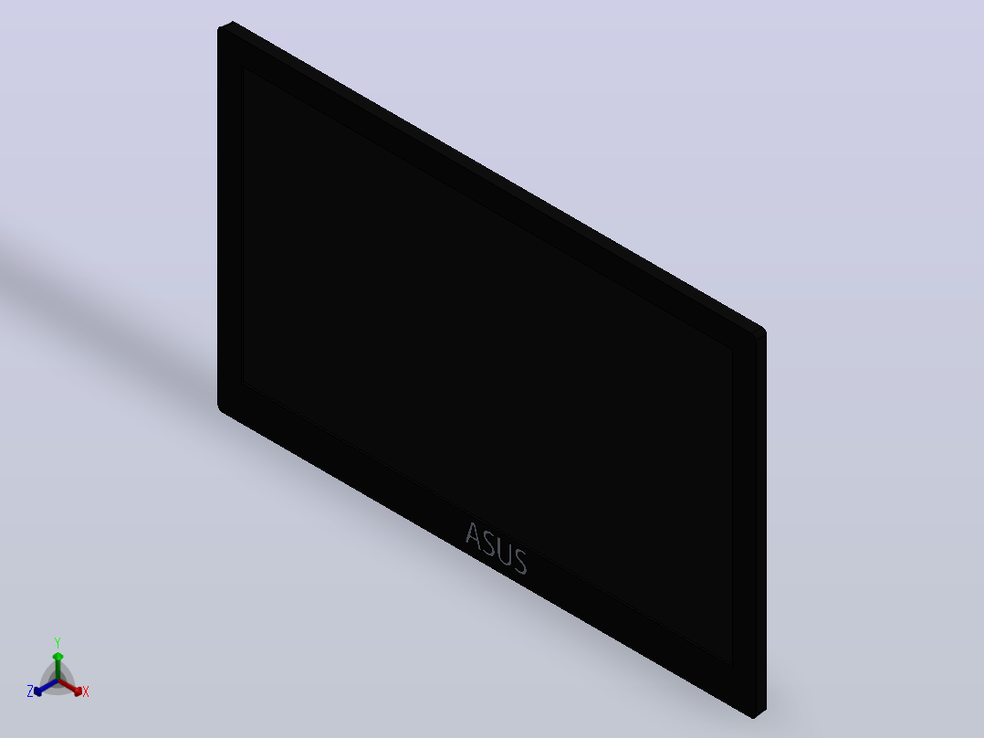 华硕 usb显示屏正等轴测图