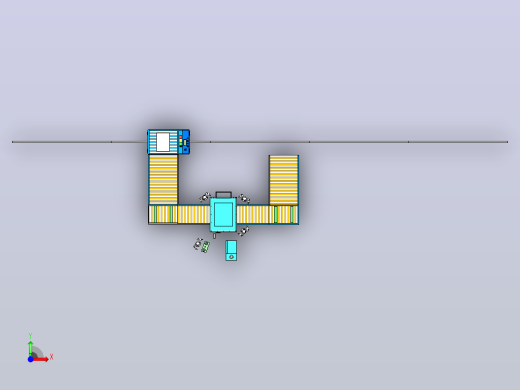 自动换模系统AGV 3D图纸前视缩略图