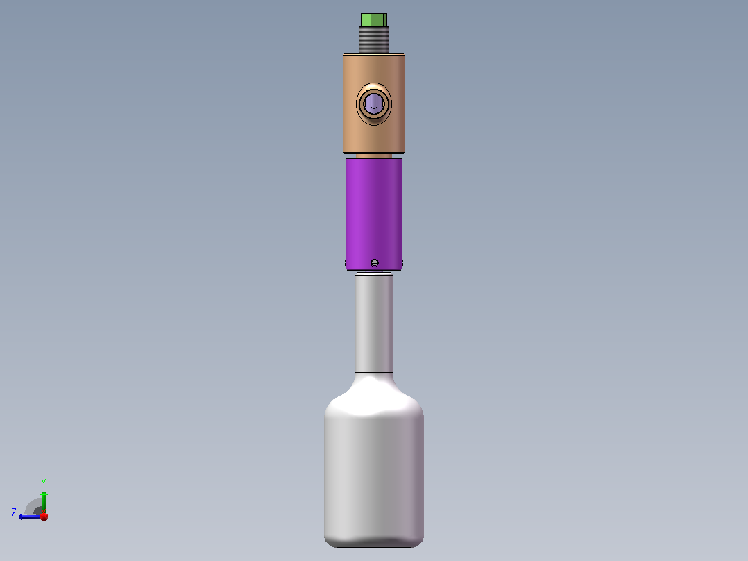 负压灌装机构右视图