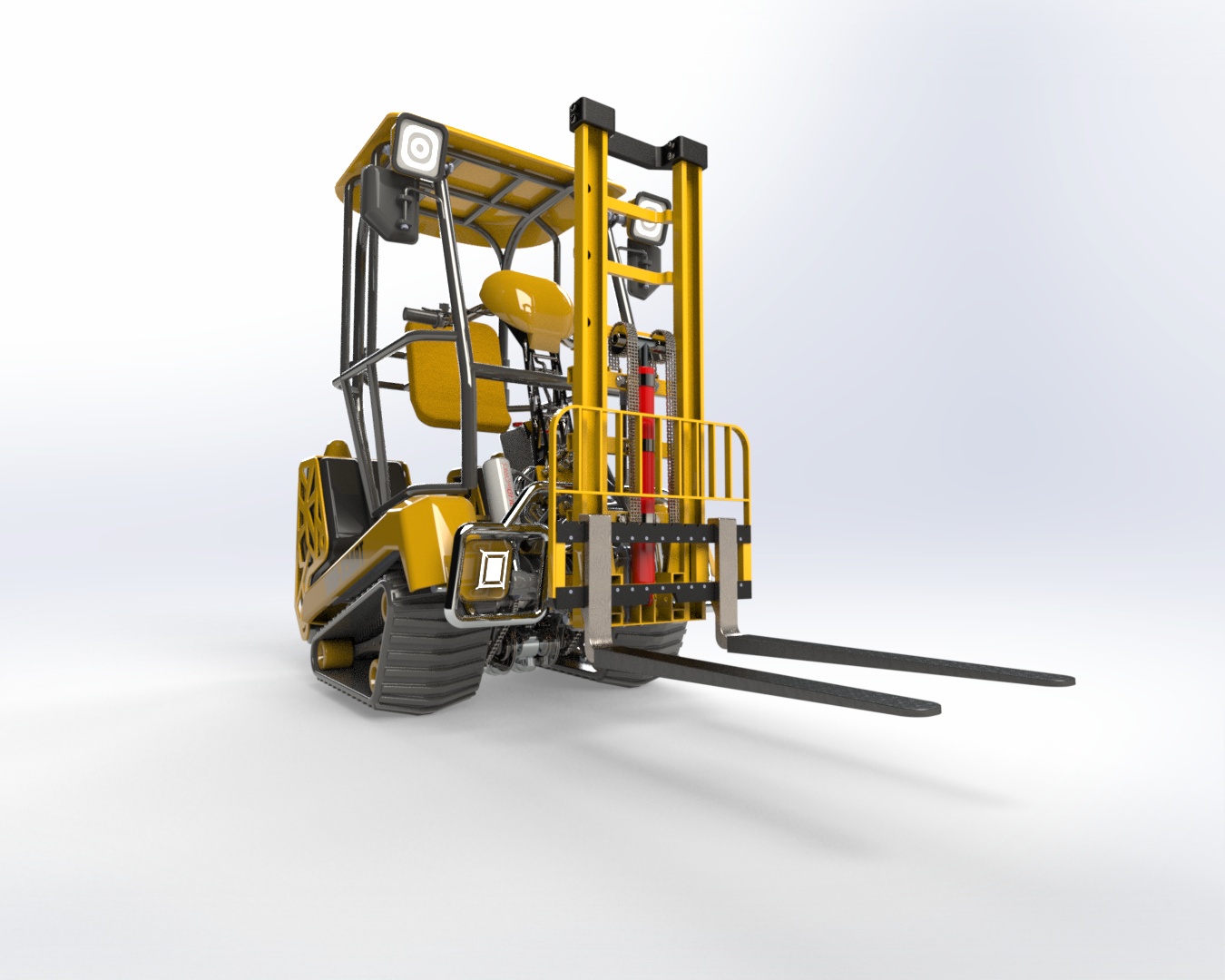 轨道式V3叉车
